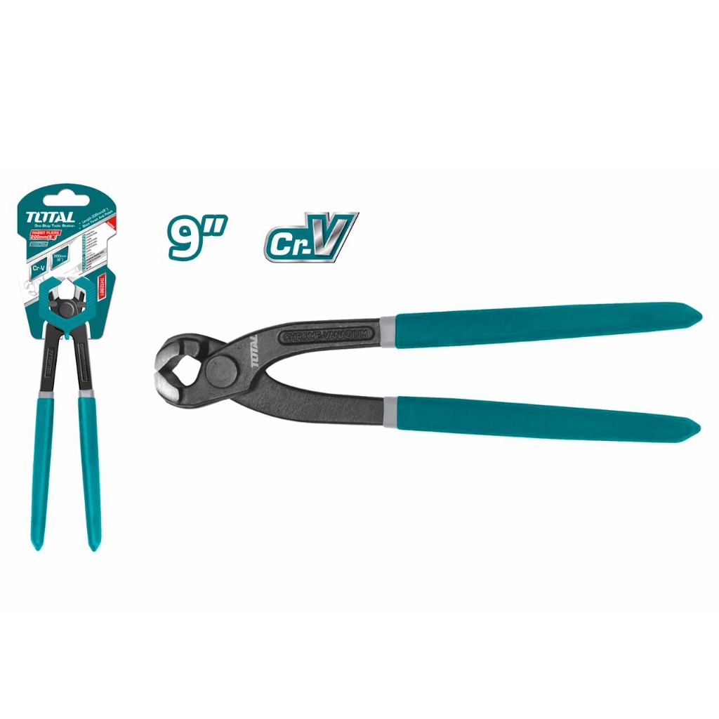 Kìm càng cua Total THT2891, THT290801 kích thước 8 - 9 inch, chất liệu bằng thép CR-V đen bóng tay cầm nhựa