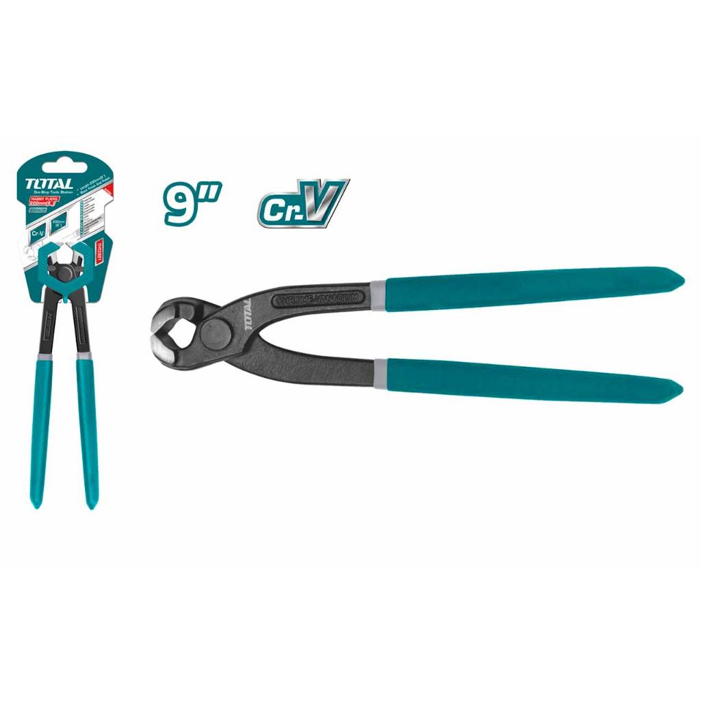 Kìm càng cua Total THT2891, THT290801 kích thước 8 - 9 inch, chất liệu bằng thép CR-V đen bóng tay cầm nhựa