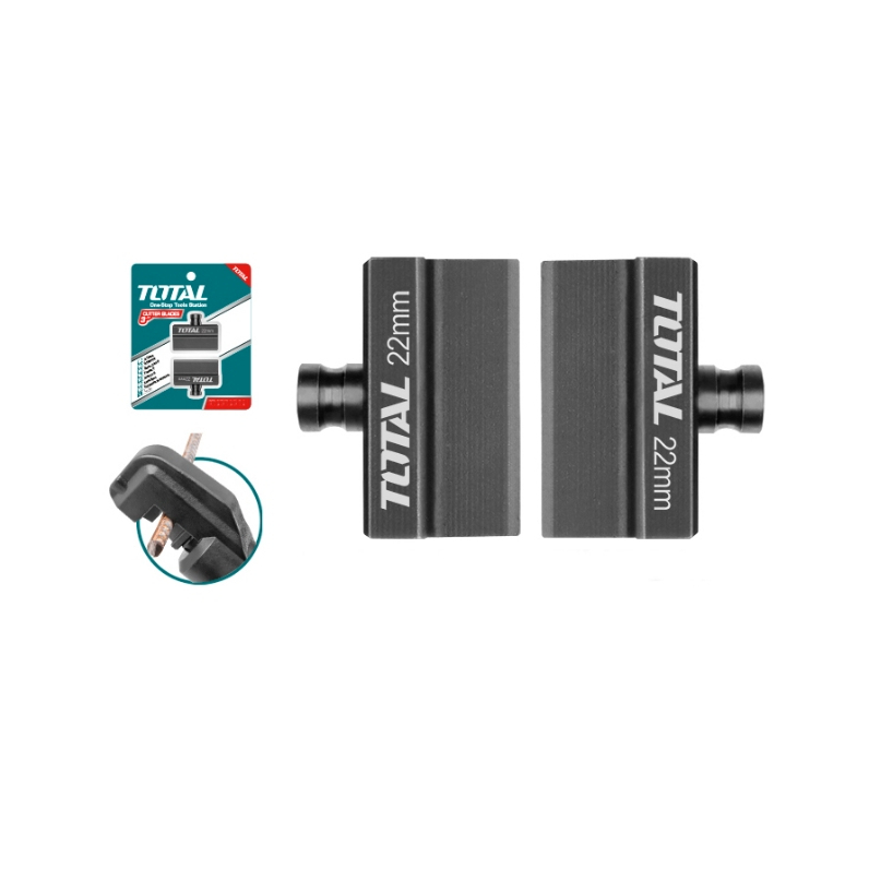 Lưỡi cắt thép thủy lực 12mm - 22mm Total, sử dụng chất liệu CR12MOV,  chịu nhiệt tốt, Lưỡi cắt máy Total - Thinksafe