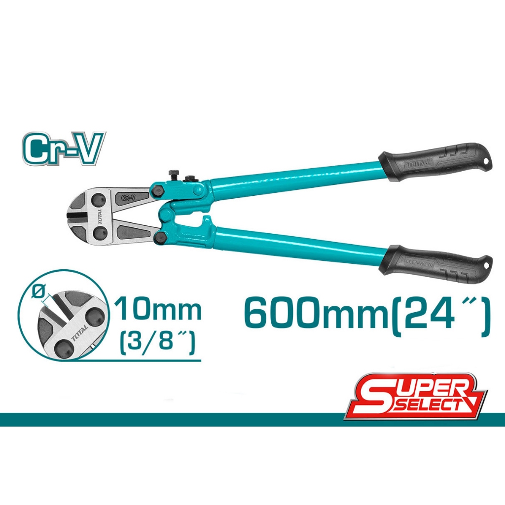 Kềm cộng lực 14 inch - 30 inch  Total THT123146 chất liệu lưỡi Cr-V, phạm vi cắt 7 - 13mm, chính hãng - Thinksafe