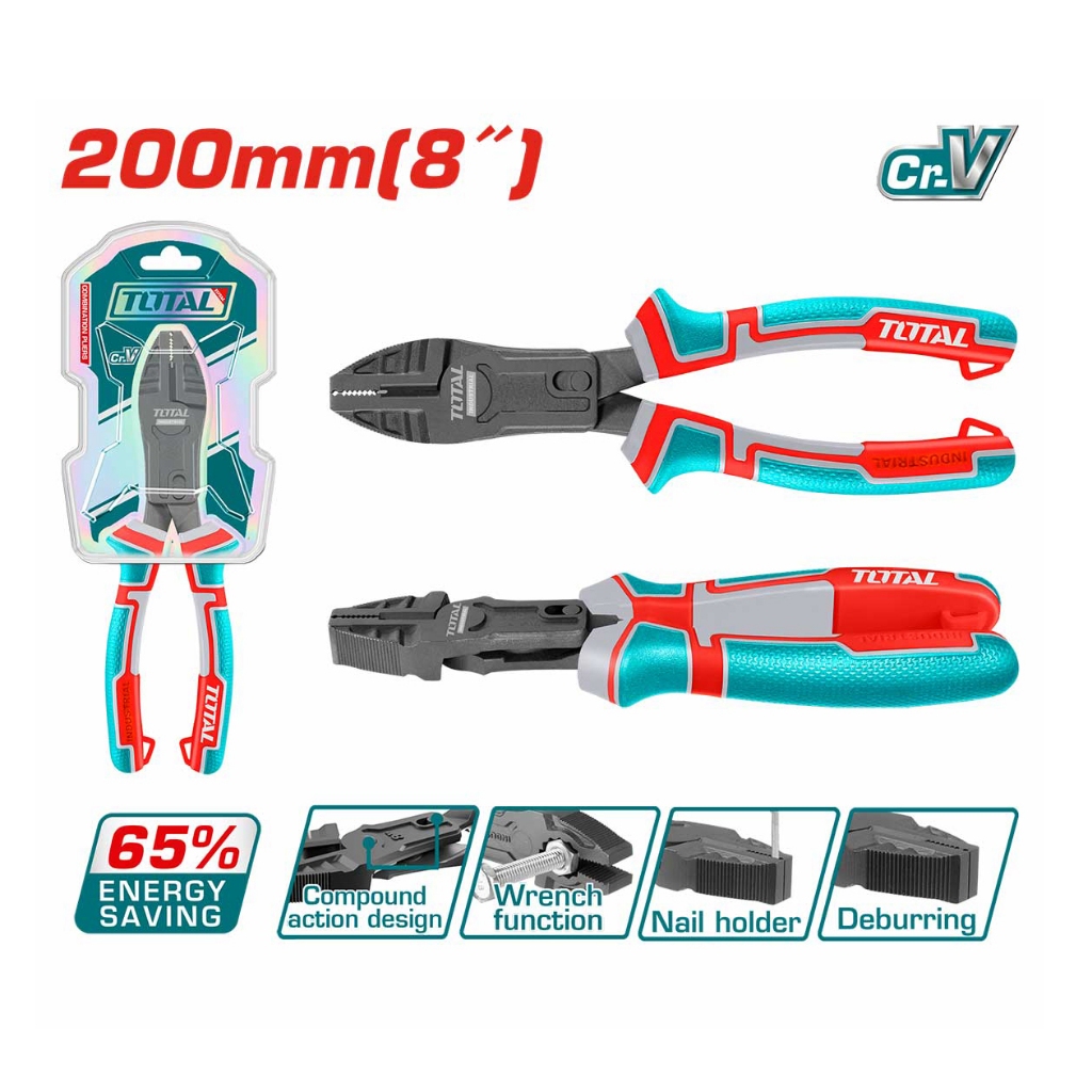 Kìm cắt đứt trợ lực Total THTC560806 kích thước 8.5
