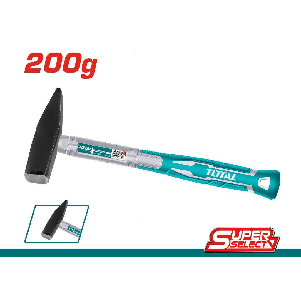 Búa đinh đầu dẹp và vuông Total, trọng lượng 100g - 300g đầu búa rèn ...