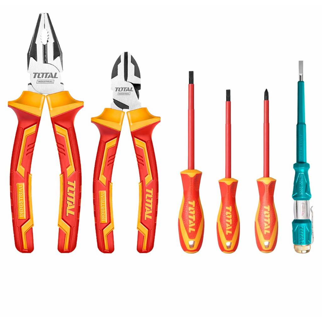 Bộ 6 công cụ cách điện Total THKIST3062, đồ nghề cầm tay cách điện 1000V, phân phối chính hãng - Thinksafe