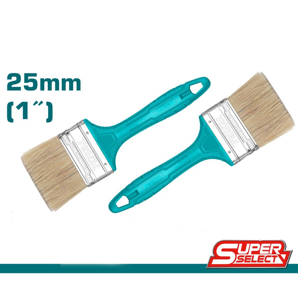 Cọ Sơn TOTAL kích thước 1inch, 2inch, 3inch, 4inch, chiều dài cọ lông từ 40mm - 51mm tay cầm bằng nhựa - Thinksafe