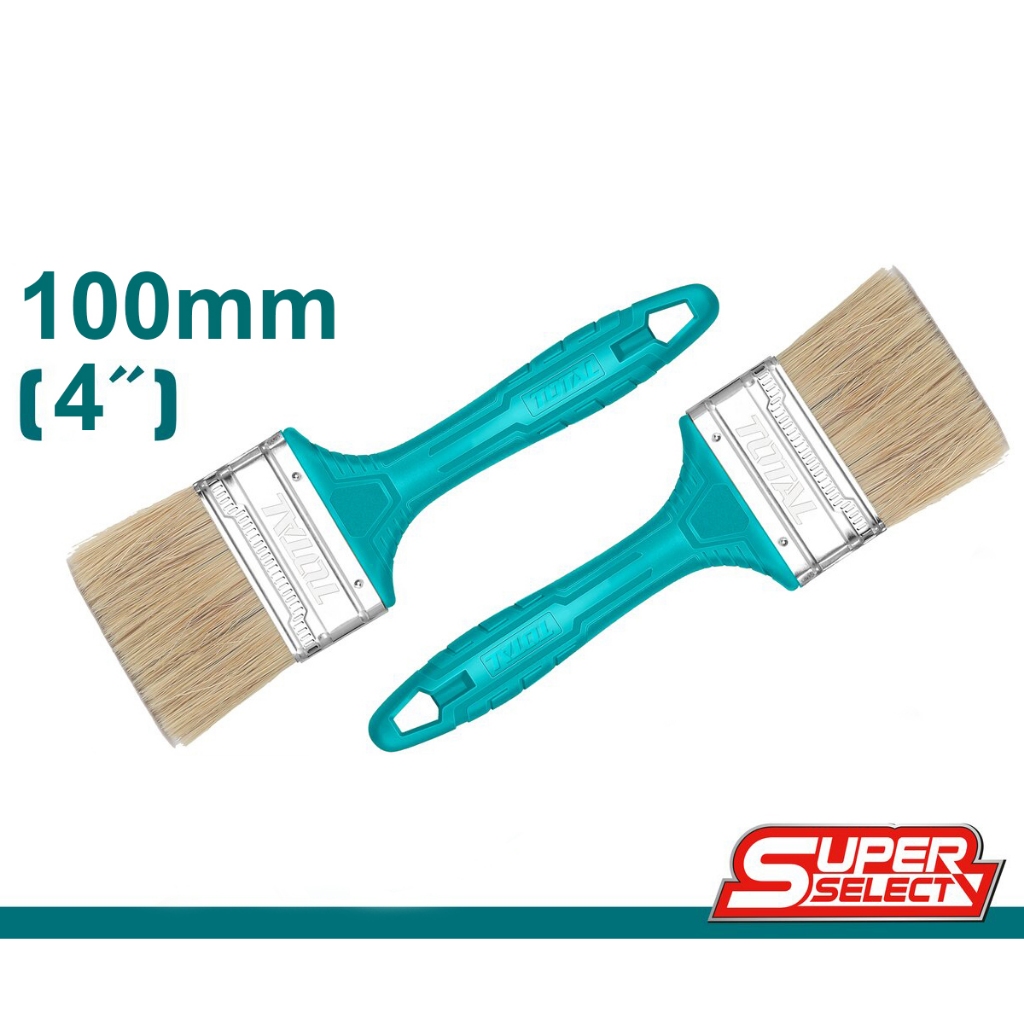 Cọ Sơn TOTAL kích thước 1inch, 2inch, 3inch, 4inch, chiều dài cọ lông từ 40mm - 51mm tay cầm bằng nhựa - Thinksafe