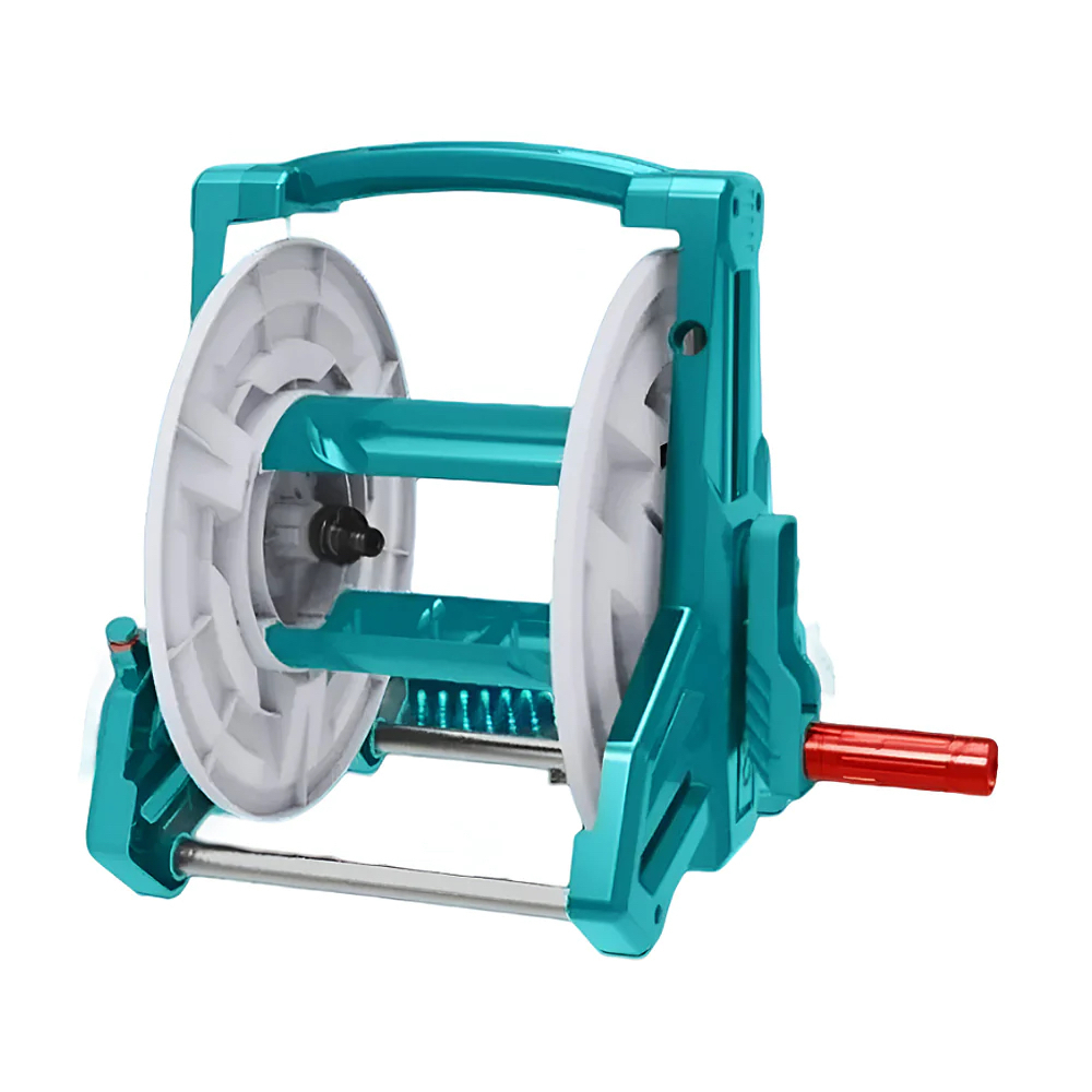Dụng cụ cuộn ống nước TOTAL THHR40121 chất liệu PP và Nhôm, giá đỡ dày, bên trong dung tích lớn, chính hãng - Thinksafe