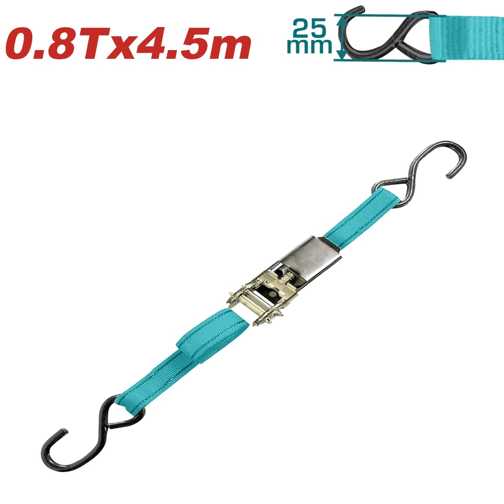 Dây đai móc S TOTAL 0.8T X 1.8m-6m chất liệu dây đai PES bảo vệ dụng cụ tốt, Dây đai chính hãng - Thinksafe