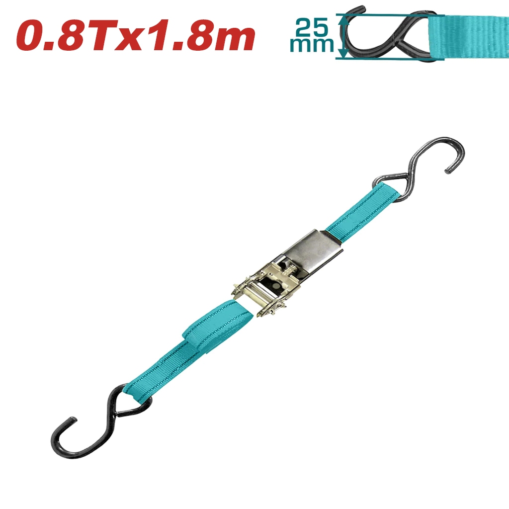 Dây đai móc S TOTAL 0.8T X 1.8m-6m chất liệu dây đai PES bảo vệ dụng cụ tốt, Dây đai chính hãng - Thinksafe