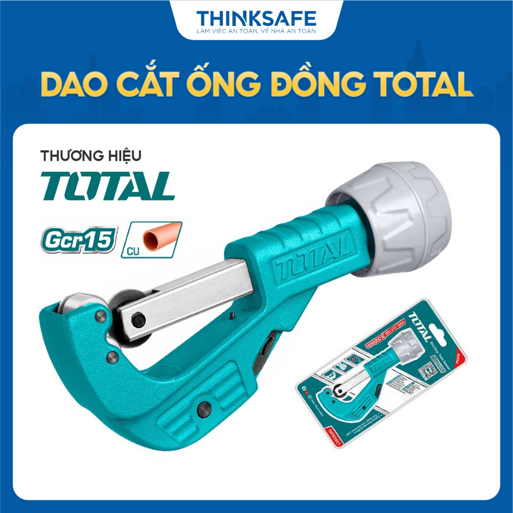 Dao cắt ống đồng nhôm Total THT53321 đường kính cắt 3-32mm chất liệu cao cấp, Dao cắt chính hãng - Thinksafe