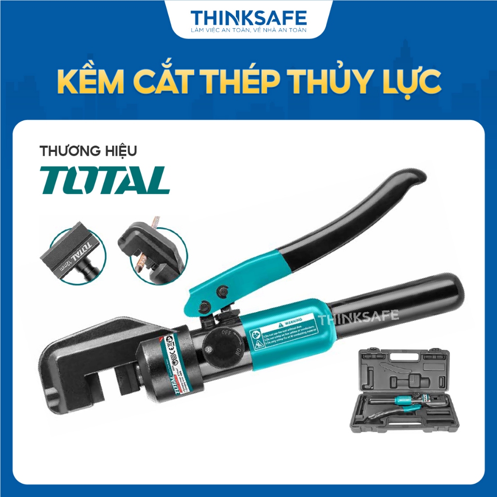 Kìm cắt thép thủy lực 12mm Total THSC012, THSC022, kìm cắt thủy lực 45KN - 100KN, phân phối chính hãng - Thinksafe