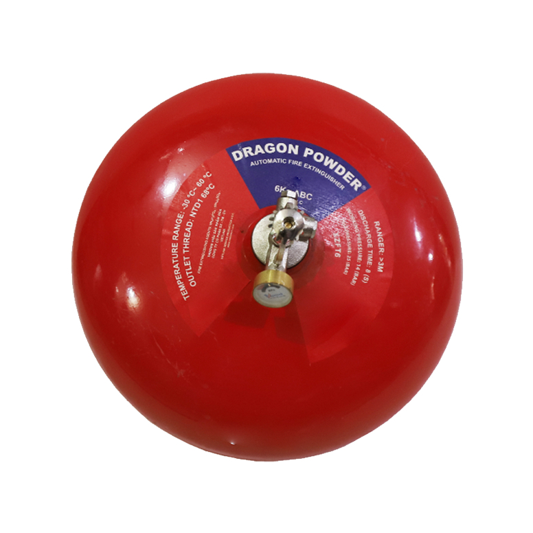 Bình cầu chữa cháy ABC 6KG - 8KG DRAGON sản xuất tại Việt Nam có team kiểm định, chính hãng - Thinksafe
