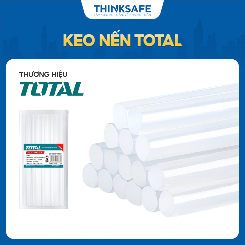 Keo Nến 1KG Total TACGT3011, Đường kính 11,2mm, chất liệu nhựa dầu mỏ keo nhựa hàn Total cao cấp chính hãng - Thinksafe