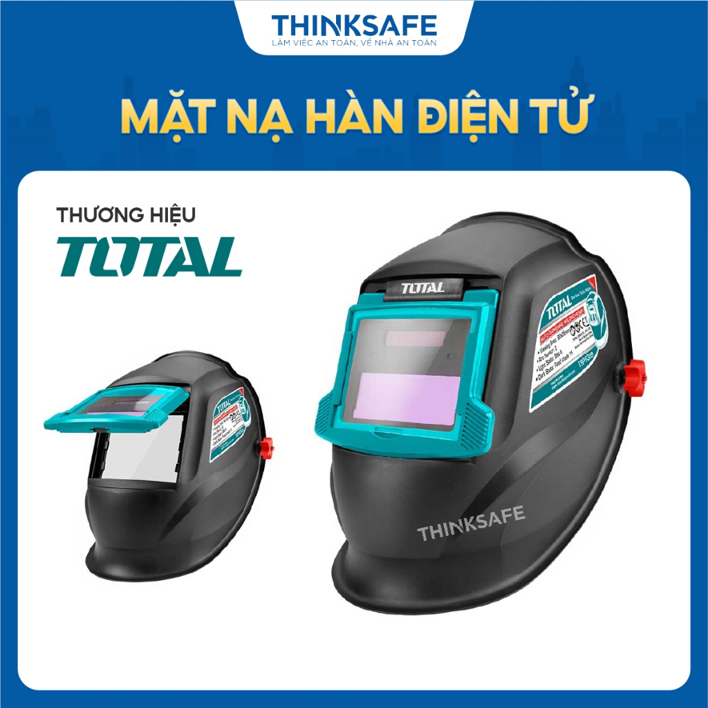 Mặt nạ hàn điện tử Total TSP9309, cảm biến vòng cung, bảo vệ tia cực tín hồng ngoại tự động, chính hãng - Thinksafe