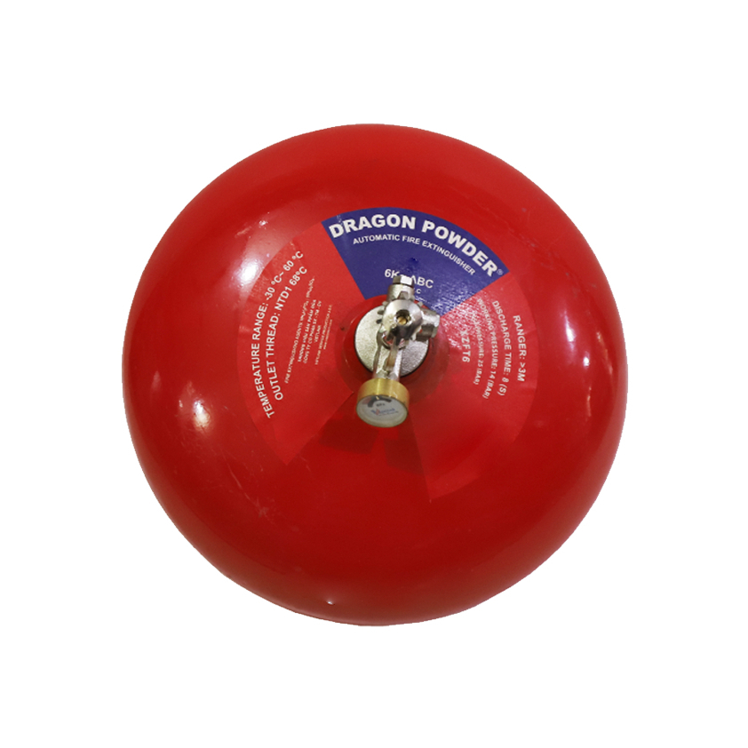 Bình cầu chữa cháy ABC 6KG - 8KG DRAGON sản xuất tại Việt Nam có team kiểm định, chính hãng - Thinksafe
