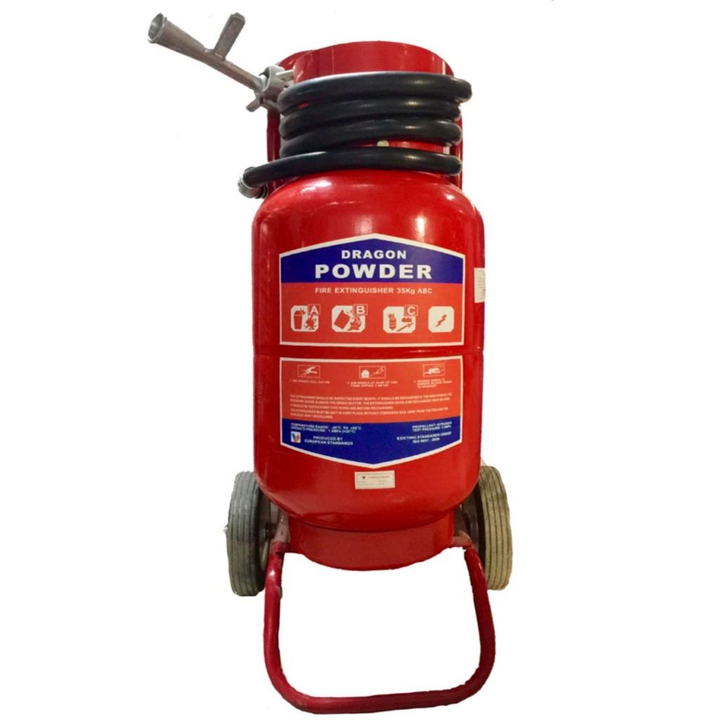 Bình chữa cháy ABC 35KG DRAGON sản xuất tại Việt Nam có team kiểm định, chính hãng - Thinksafe