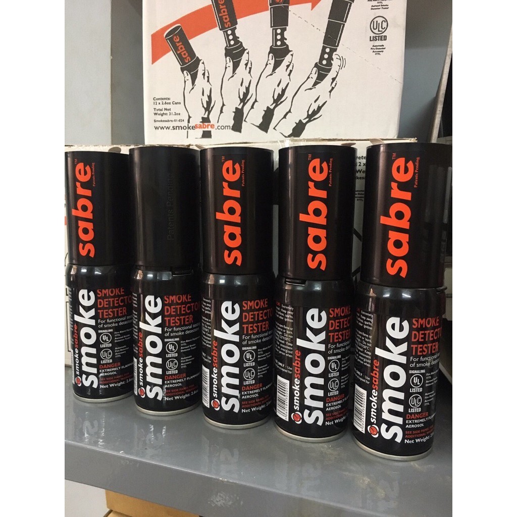 Chai thử khói Hochiki Smoke Sabre 150ML dùng test đầu báo khói, chính hãng - Thinksafe