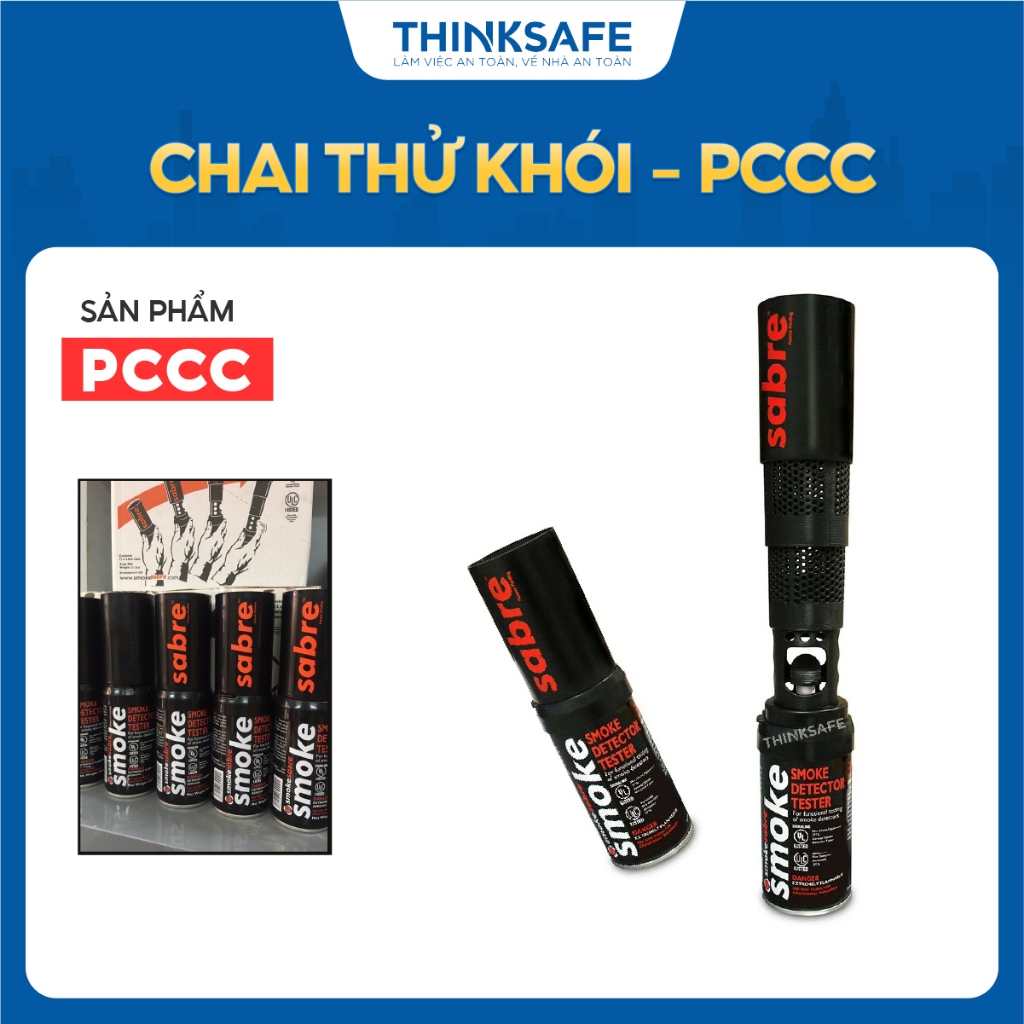 Chai thử khói Hochiki Smoke Sabre 150ML dùng test đầu báo khói, chính hãng - Thinksafe
