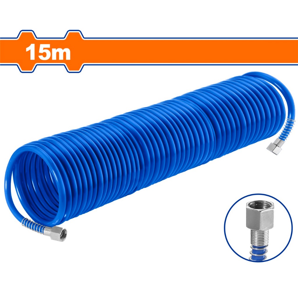 Dây hơi xoắn Wadfow WQG1905 WQG1910 WQG1915 chất liệu PE  đường kính trong 5mm ngoài 8mm dụng cụ chính hãng - Thinksafe