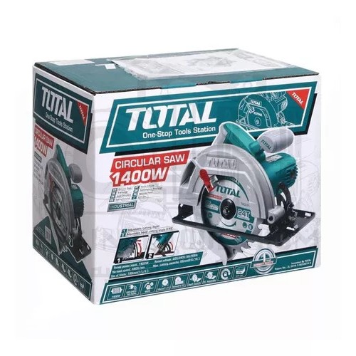 Máy cưa gỗ đĩa tròn Total công suất 1200W - 2200W, lưỡi cưa 185 - 235mm, điều chỉnh độ sâu cắt, cắt nghiêng - Thinksafe