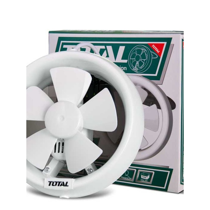 Quạt thông gió Total công suất 15W - 48W, loại dây kéo, động cơ dây đồng hoàn toàn, chất liệu nhựa PP - Thinksafe