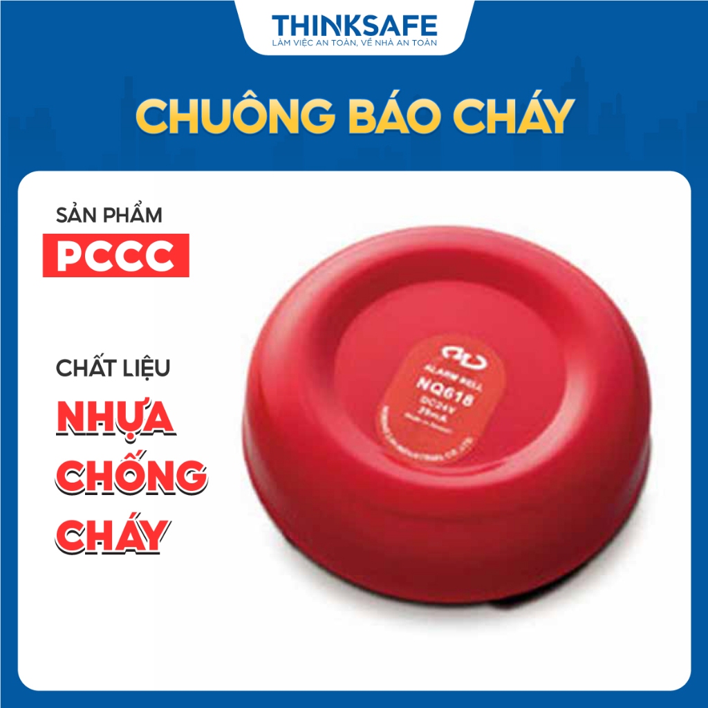 Chuông báo cháy Horring 6inch, 24V, có tem kiểm định, nhập khẩu chính hãng - Thinksafe