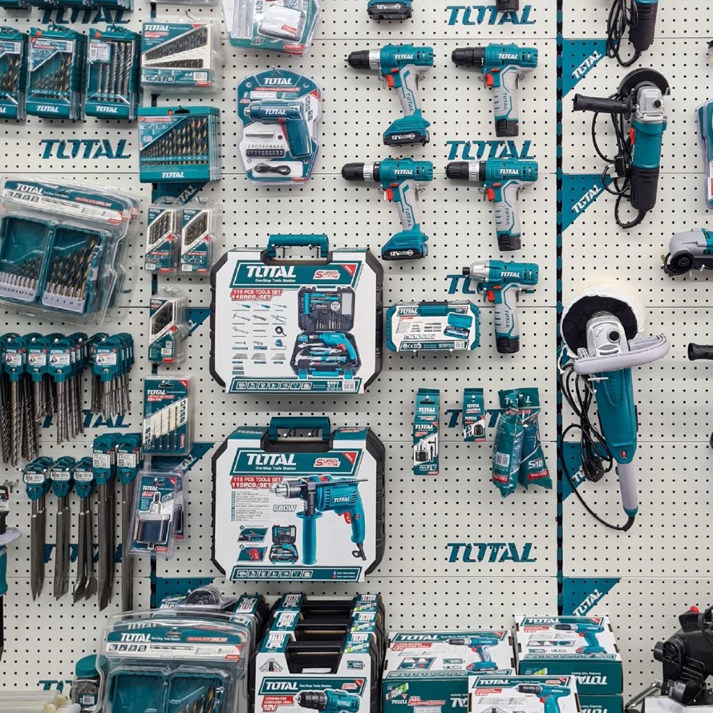 Phụ kiện tưới nước Total, đầu phun nước 360, chất liệu ABS + PP,  bộ khớp nối 3/4, phân phối chính hãng - Thinksafe