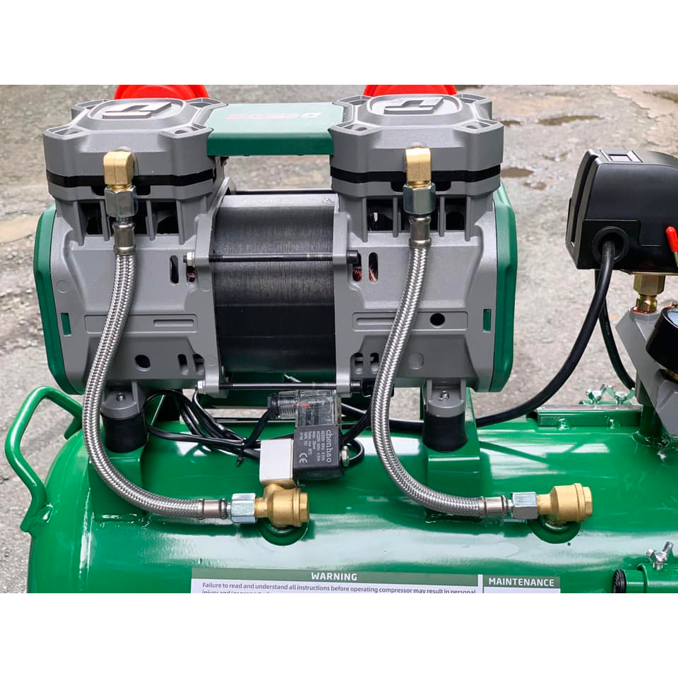 Máy Nén Khí Không Dầu Dekton DK-AC3930PLUS công suất 1500W - 2HP, bình 30L lưu lượng 200 L/P, mô tơ dây đồng - Thinksafe