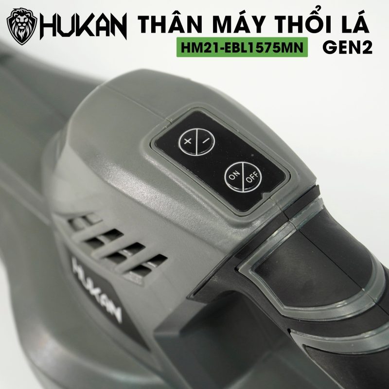 Máy thổi lá pin HUKAN HM21-EBL1575MN, điện áp 21V, 6 cấp chỉnh tốc, thân máy thổi lá, CHƯA KÈM PIN SẠC - ThinkSafe