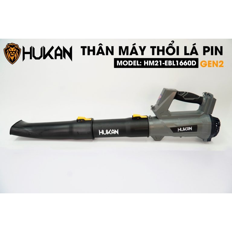 Máy thổi lá pin HUKAN HM21-EBL1660D, điện áp 21V, 6 cấp chỉnh tốc, thân máy thổi lá lớn, Chưa kèm pin sạc - ThinkSafe