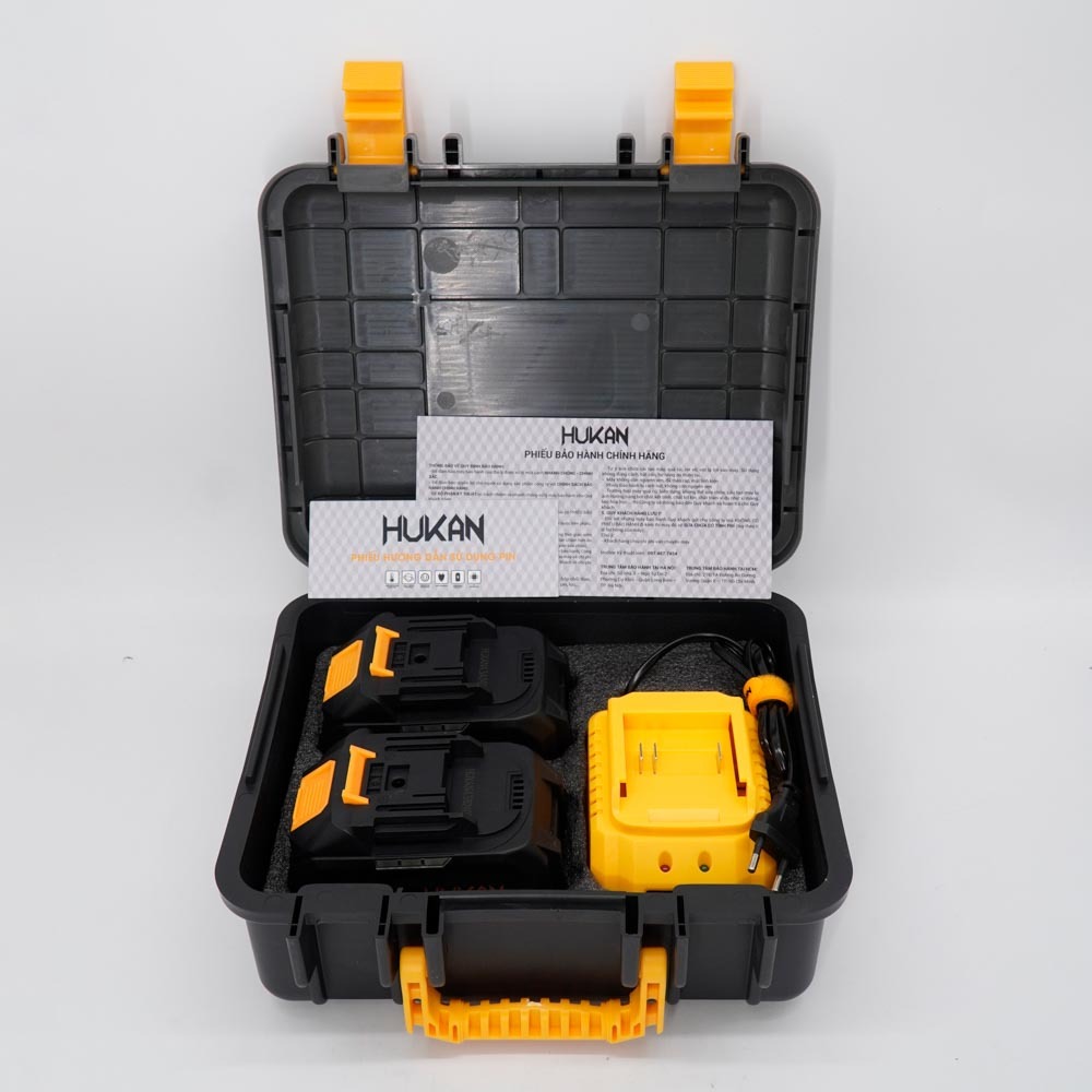 Combo pin HUKAN HM21-G1-CB4500medium gồm 2 Pin 15 Cells - 5C Kèm sạc 1.5Ah, dung lượng pin 4.5Ah dòng xả 5C - ThinkSafe