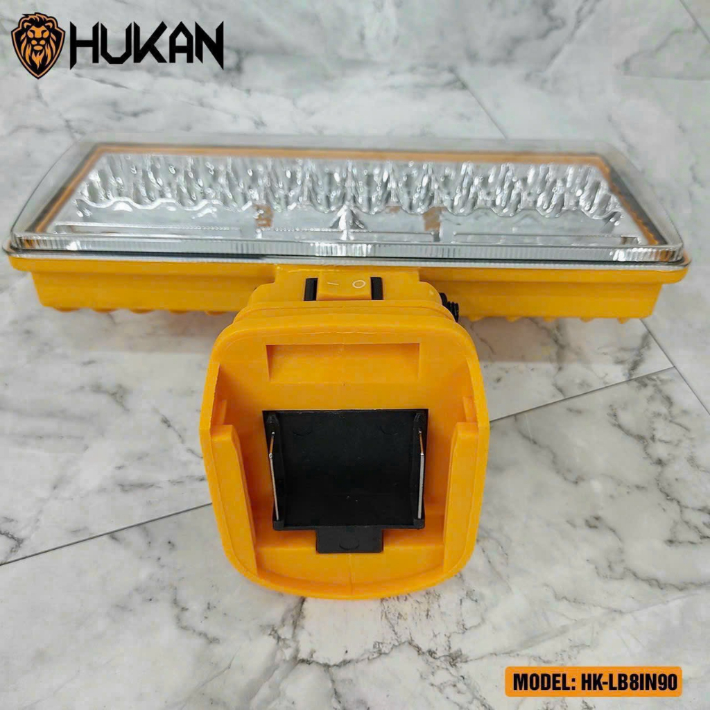 Thân Đèn Led dùng pin HUKAN HK-LB3IN15, HK-LB8IN90, Công suất 15 - 90W, Gồm 12 - 84 bóng đèn pha siêu sáng - ThinkSafe