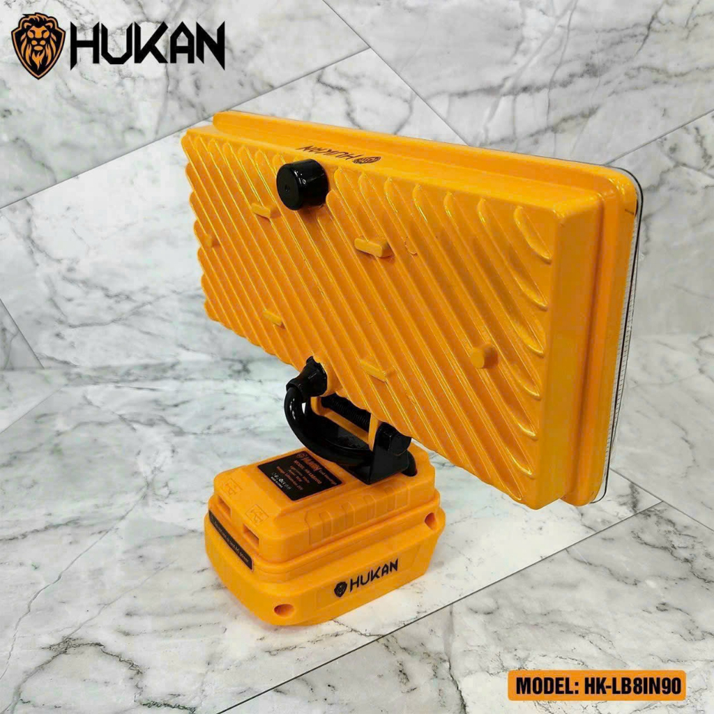 Thân Đèn Led dùng pin HUKAN HK-LB3IN15, HK-LB8IN90, Công suất 15 - 90W, Gồm 12 - 84 bóng đèn pha siêu sáng - ThinkSafe