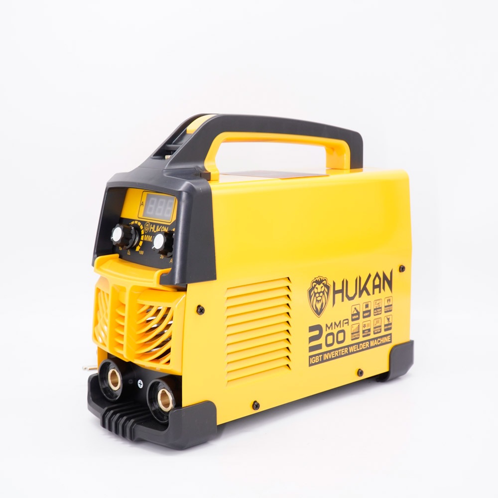 Máy hàn điện tử HUKAN MMA-200 IGBT, Công suất 3.9KV, Dòng điện ra 20-200A, Que hàn 1.6-3.2mm