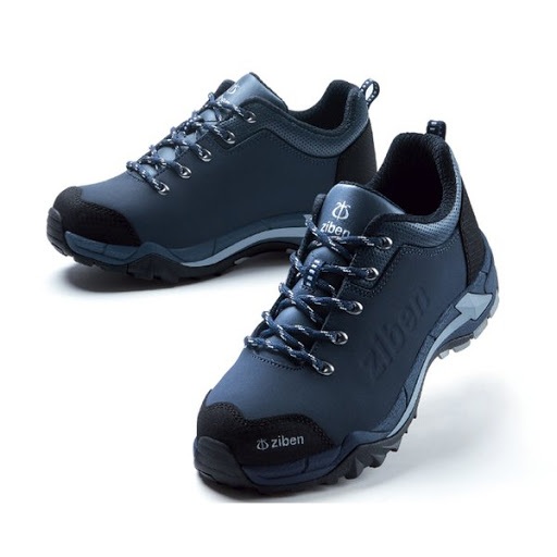 Giày bảo hộ Hàn Quốc ZIBEN 172 màu navy, chống nước, trơn trượt, va đập, Giày thấp cổ kiểu dáng thể thao  - Thinksafe