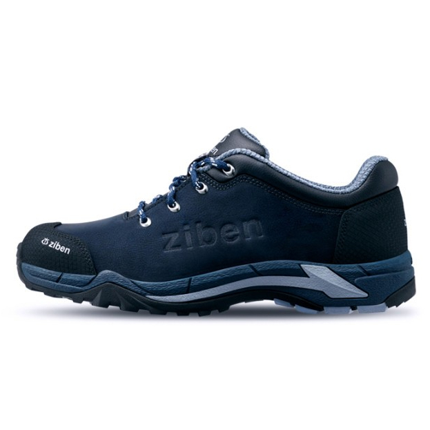 Giày bảo hộ Hàn Quốc ZIBEN 172 màu navy, chống nước, trơn trượt, va đập, Giày thấp cổ kiểu dáng thể thao  - Thinksafe