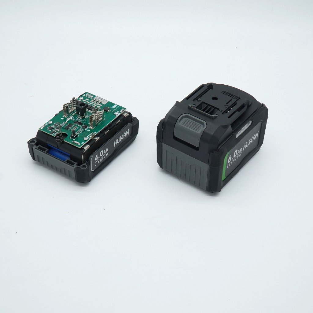 Combo 2 Pin HUKAN gồm pin 4ah và 6ah, sạc 2a gen 2, điện áp 21V, dòng xả 15C, pin 10 cell chính hãng - Thinksafe
