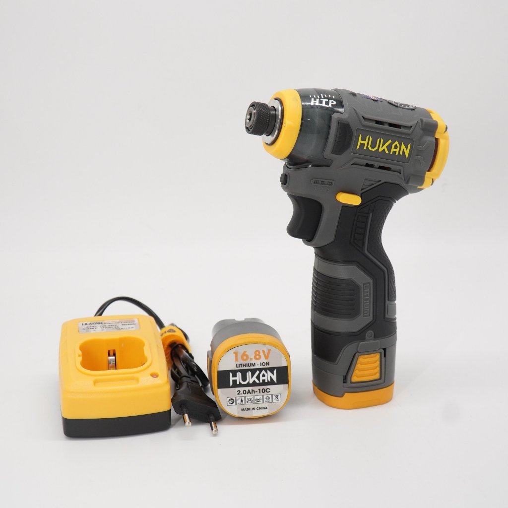 Máy chuyên vít pin HUKAN HK-EC130MCL có búa, không chổi than, lực siết 130Nm, Máy bắn vít 3 cấp chỉnh tốc - Thinksafe