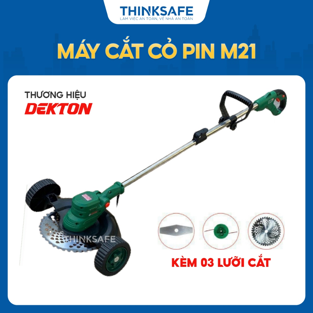 Máy cắt cỏ pin 21V Dekton M21-CC2302 lưỡi cắt 230mm