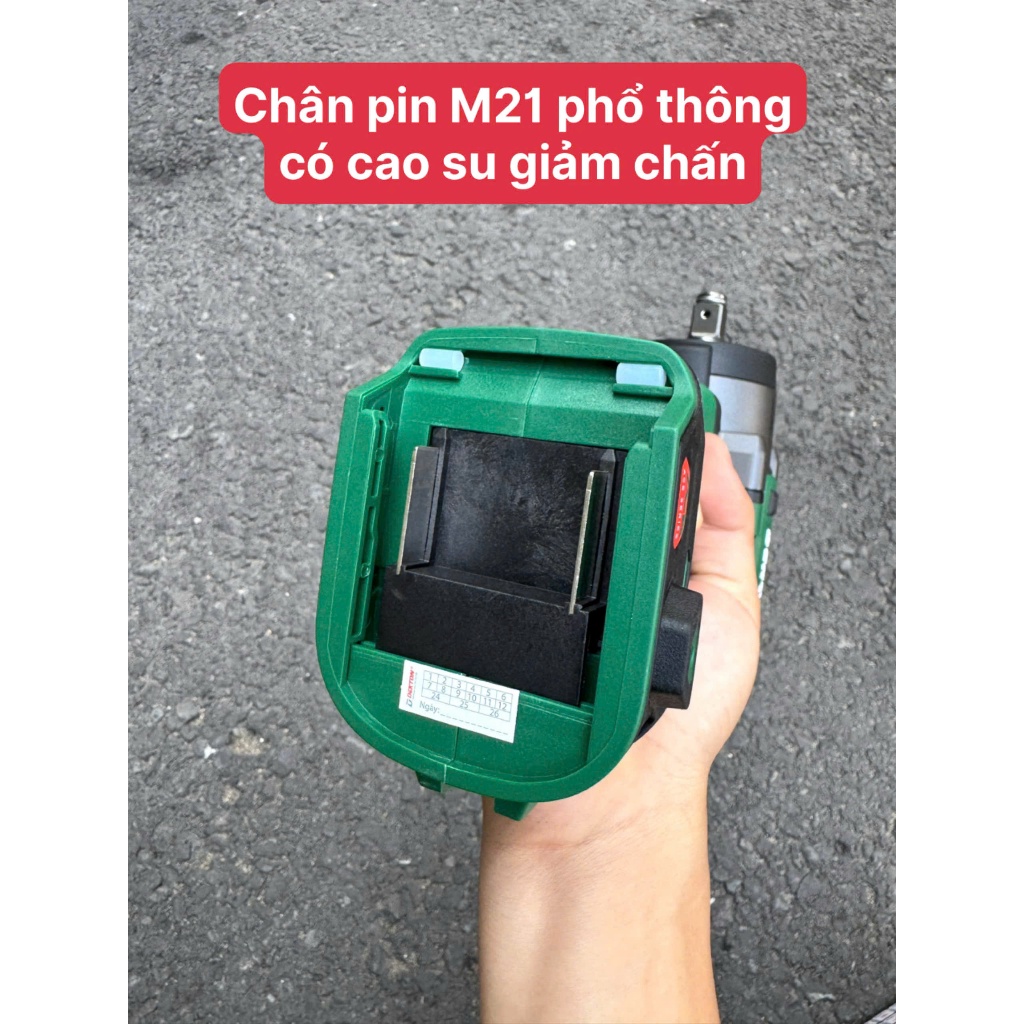 Máy siết mở Bulong 850Nm Dekton M21-IW850PROMAX, gen 4 Đầu khẩu 1/2 inch, Máy bắn bulong chuyên dùng sửa xe oto, xe tải