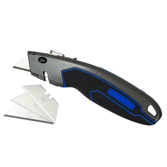Dao rọc cáp đa năng KingBlue KJH-04/05 thép SK4 Nhật Bản, Dao rọc giấy đầu vít đóng/mở sử dụng ở góc 90 độ và 180 độ