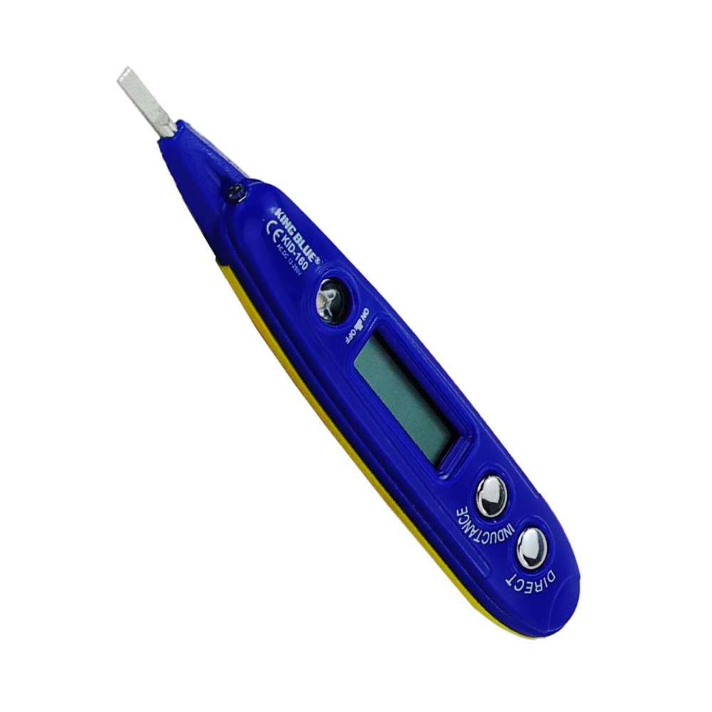 Bút thử điện thông minh KingBlue KID160 màn hình kép, LCD và đèn hiển thị số, vít dò điện cảm ứng, không dùng pin
