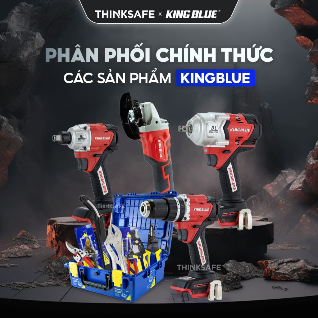 Đèn led soi sửa chữa máy móc KINGBLUE LED600 Đèn pin siêu sáng 600 lumen Màu sắc ánh sáng 5500 - 7500K, dùng pin 4000mAh