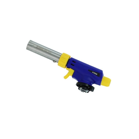Đầu khò gas mini Kingblue K45M có vòng chỉnh Oxy, đèn khò gas nhiệt độ 1300 độ, kích thước đầu 22mm
