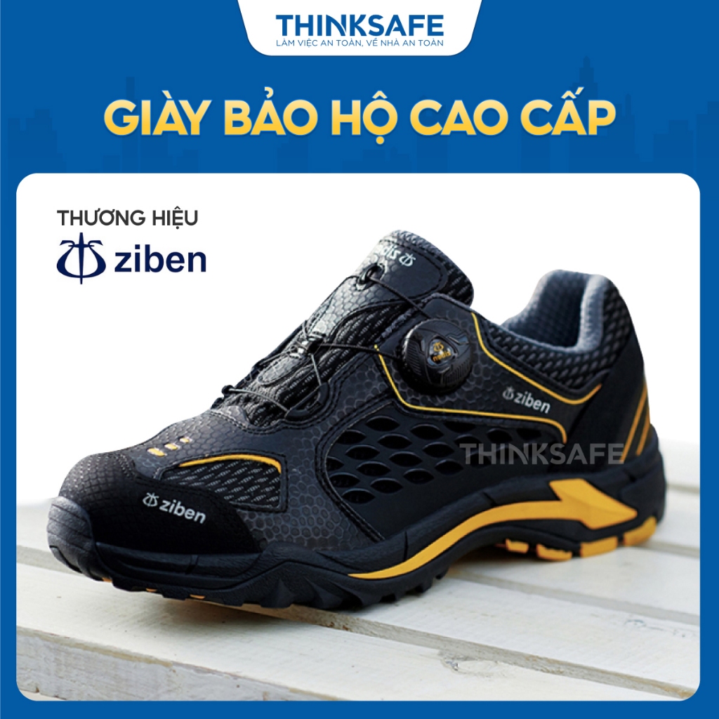 Giày bảo hộ Hàn Quốc Ziben 191 da tổng hợp
