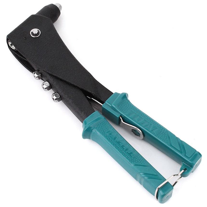 Kìm rút rive xoay 360 độ TOTAL THT32106 Kìm rút đinh tán chuyên dụng từ 2.4-4.8mm chất liệu thép và nhôm - Thinksafe