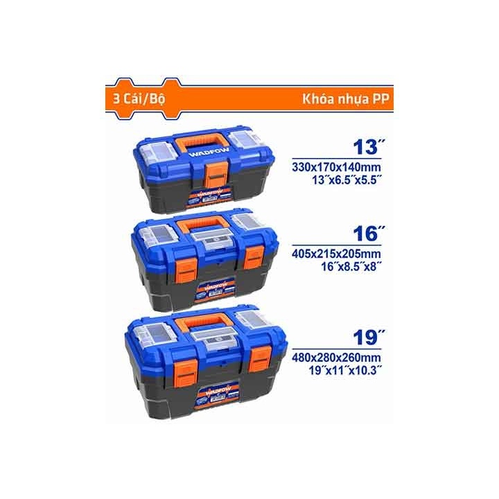 Hộp nhựa đựng dụng cụ 13-19 