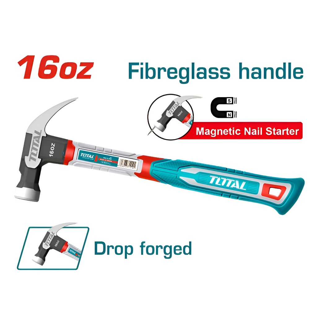 Búa nhổ đinh mini Total THTM7386D