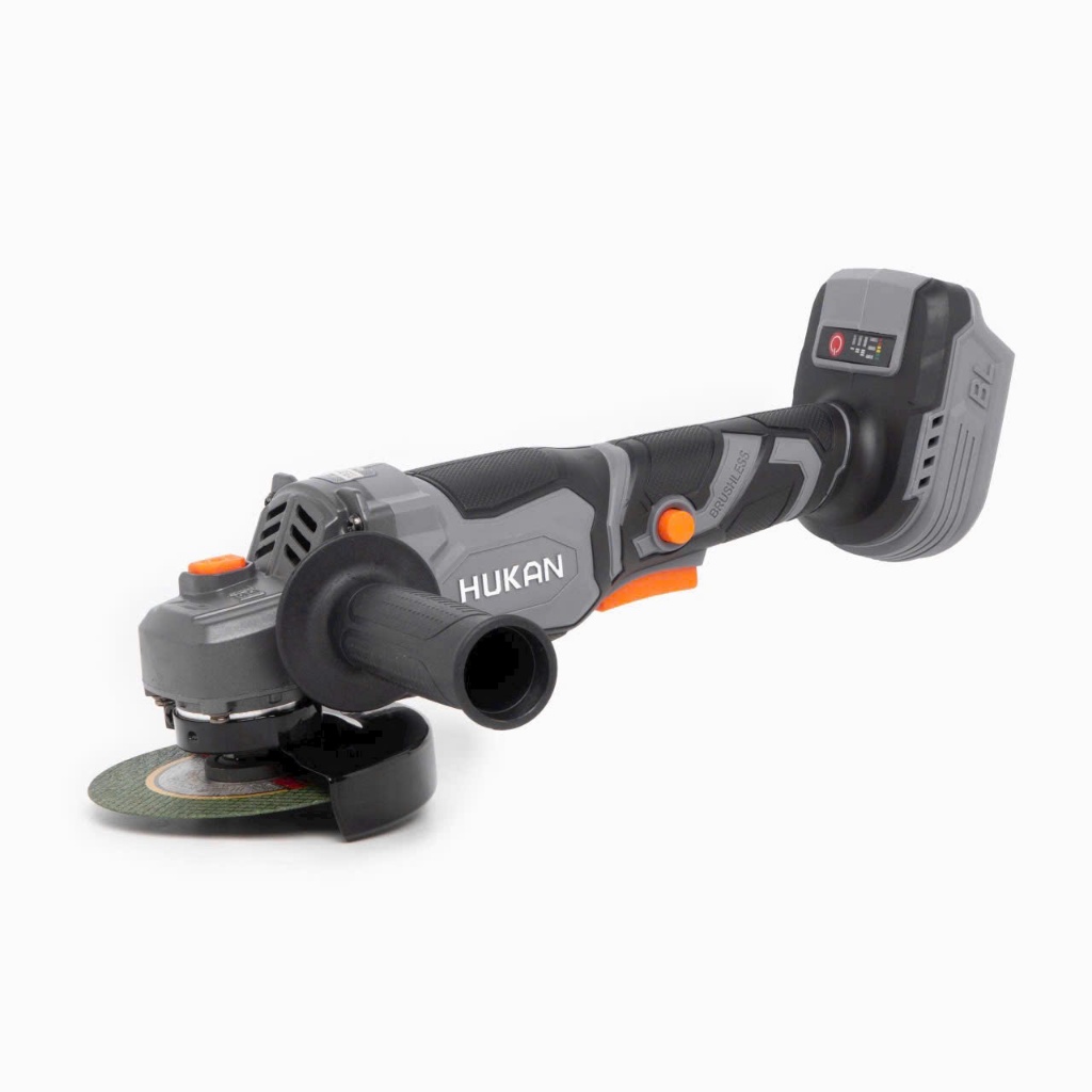 Máy mài góc Hukan G1-AG5700S đĩa 100mm, 3 tốc độ Máy cắt pin mẫu mới, giá rẻ không chổi than