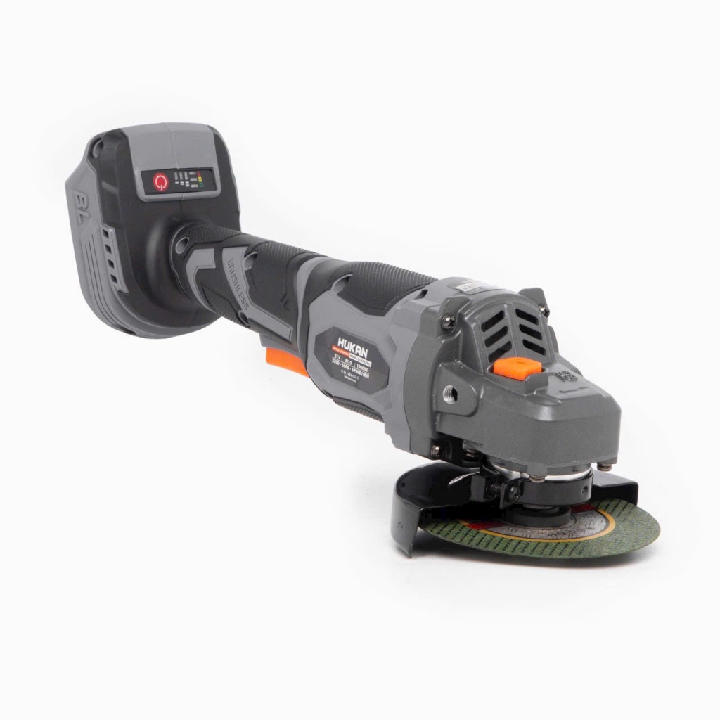 Máy mài góc Hukan G1-AG5700S đĩa 100mm, 3 tốc độ Máy cắt pin mẫu mới, giá rẻ không chổi than