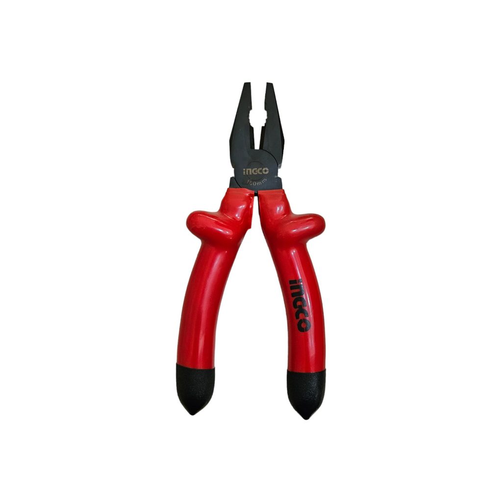 Kìm răng cách điện INGCO HICP01180 7 inch 8 inch - Tay cầm bọc nhựa chuyên dụng, cách điện 1000V - Thinksafe
